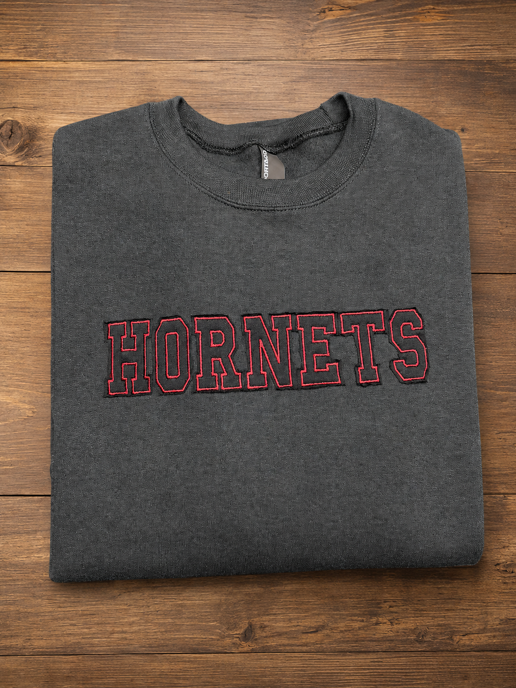 Hornets Embroidered Crewneck Sweatshirt