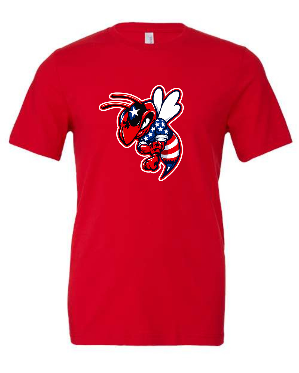 Patriot Hornet American Flag T-shirt