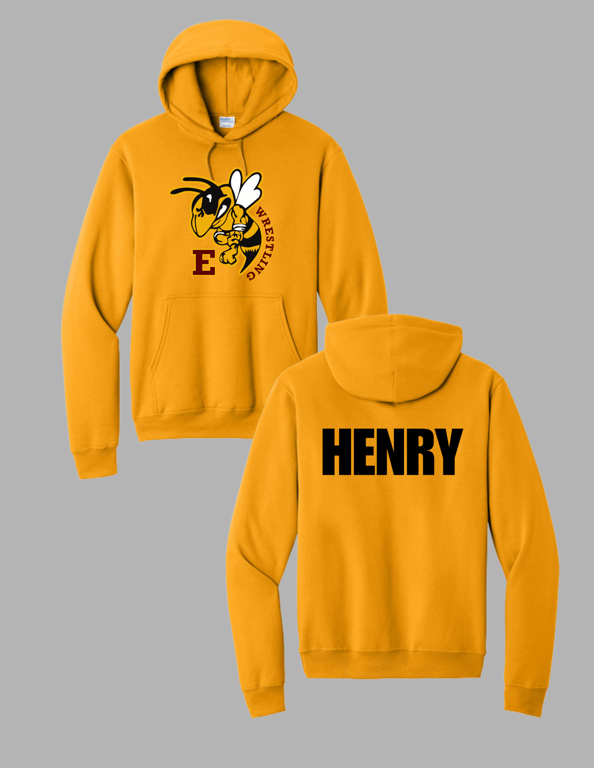 Adult/Youth Wrestling Personalized Hoodie