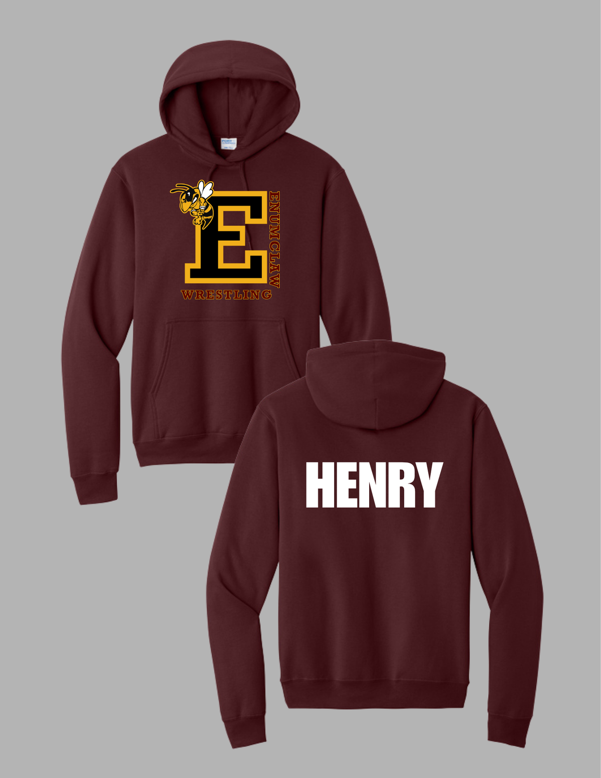 Adult/Youth Wrestling Personalized Hoodie