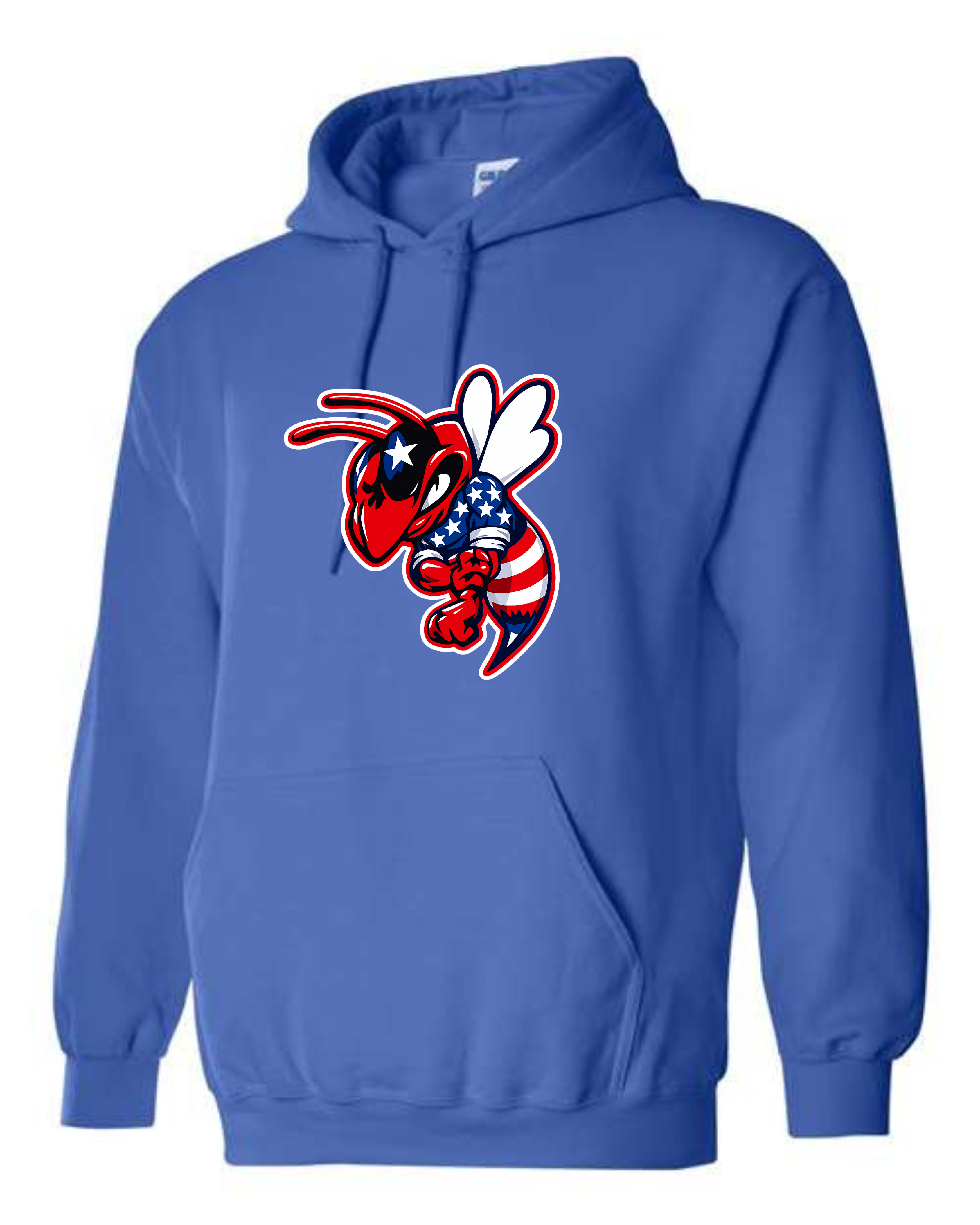 Patriot Hornet American Flag Sweatshirt