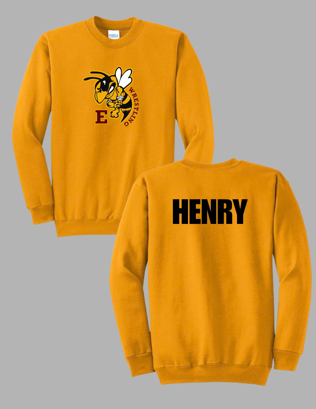 Adult/Youth Wrestling Crewneck