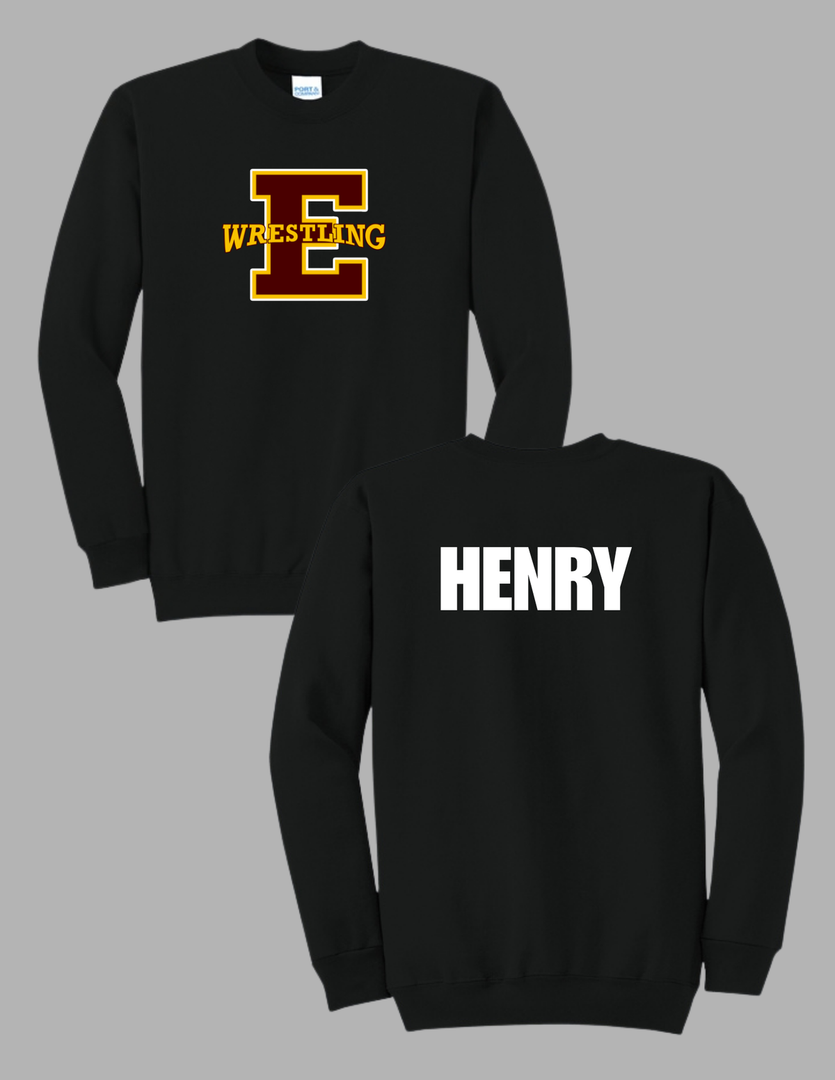 Adult/Youth Wrestling Crewneck