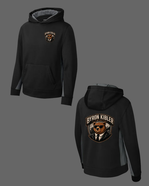 Adult/Youth Fleece Colorblock Hooded Pullover