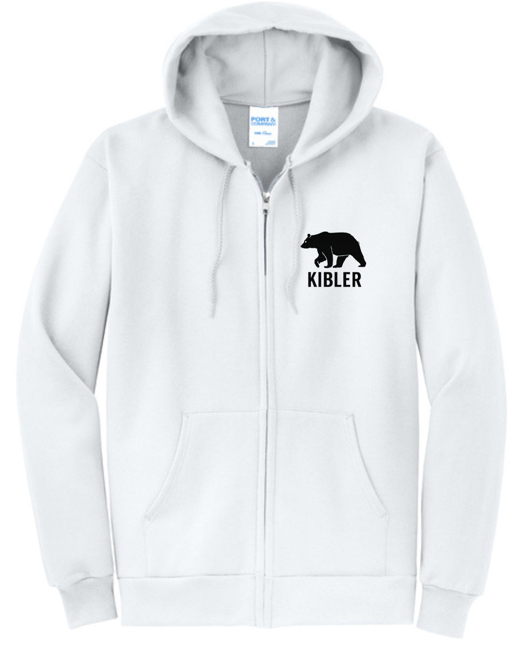 Adult/Youth Embroidered Fleece Full-Zip Hooded Sweatshirt