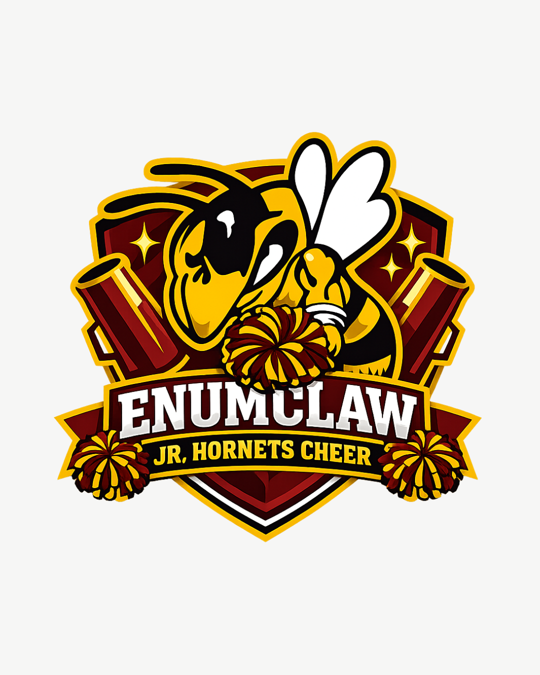Enumclaw Jr. Hornets cheer hoodie 🐝💛 📣