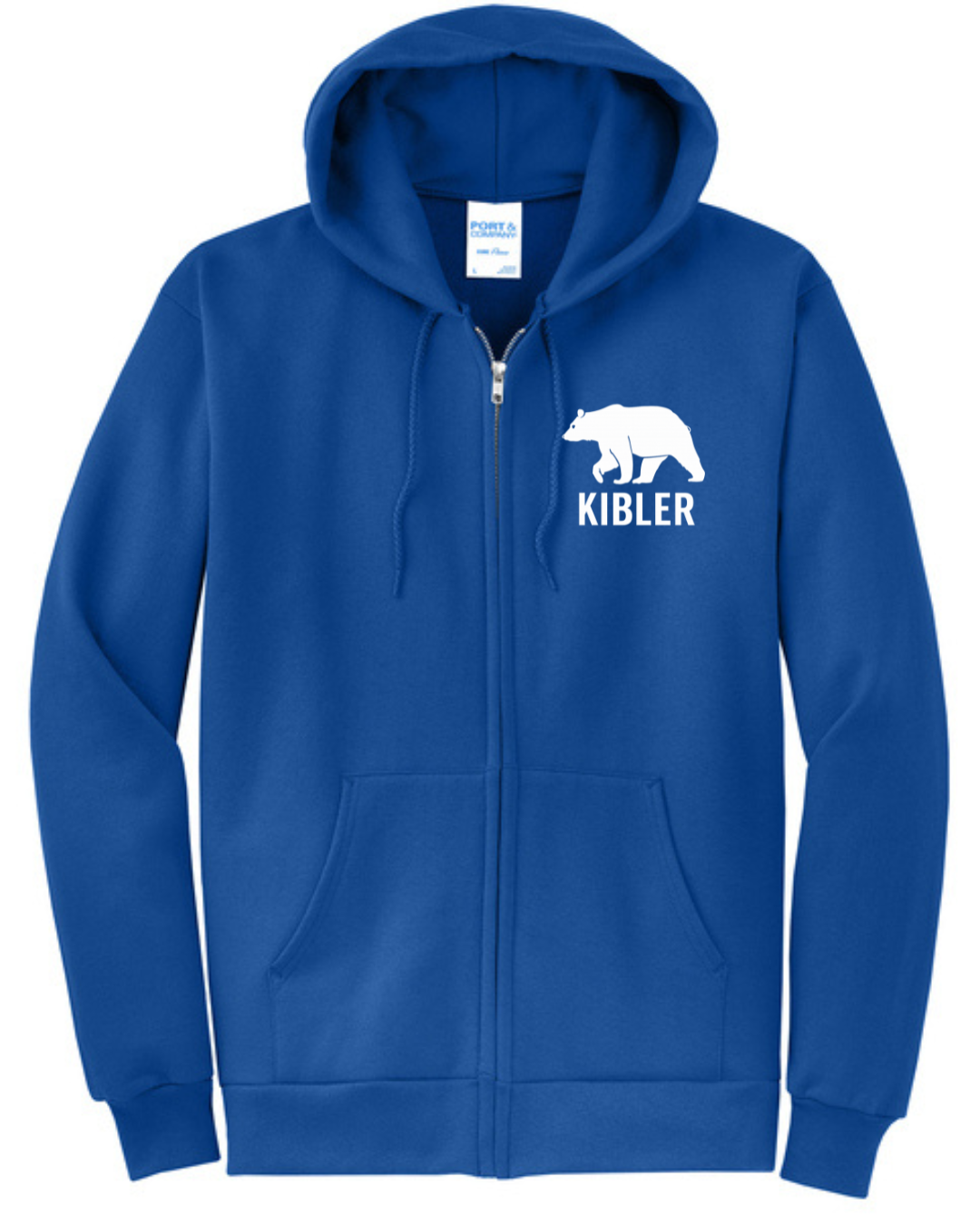 Adult/Youth Embroidered Fleece Full-Zip Hooded Sweatshirt