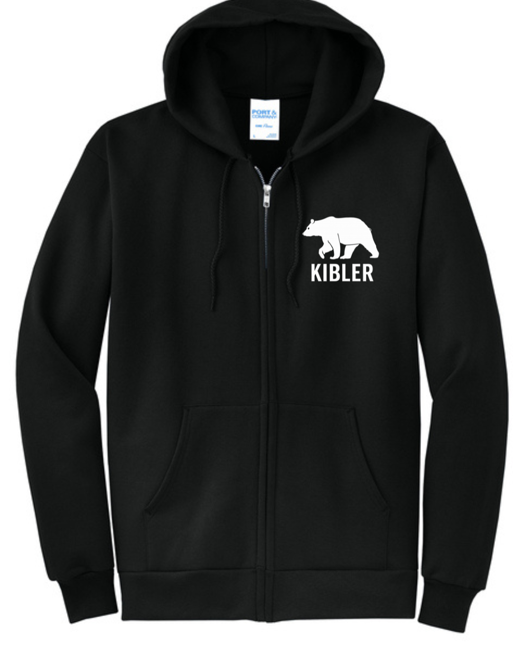 Adult/Youth Embroidered Fleece Full-Zip Hooded Sweatshirt