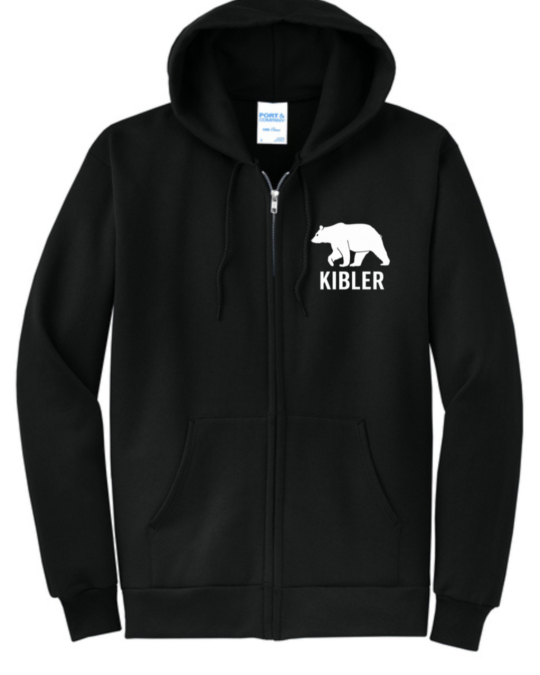 Adult/Youth Embroidered Fleece Full-Zip Hooded Sweatshirt