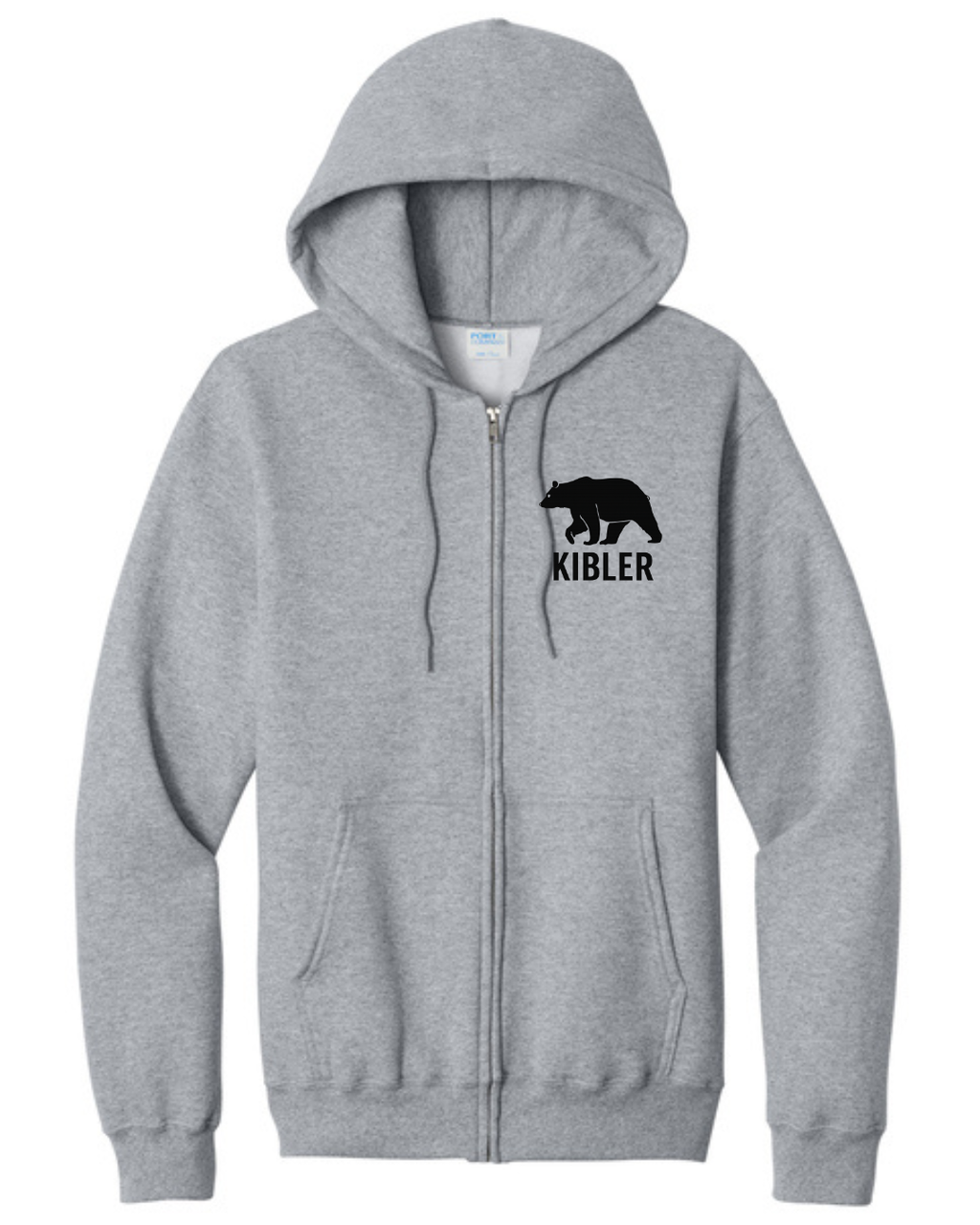 Adult/Youth Embroidered Fleece Full-Zip Hooded Sweatshirt