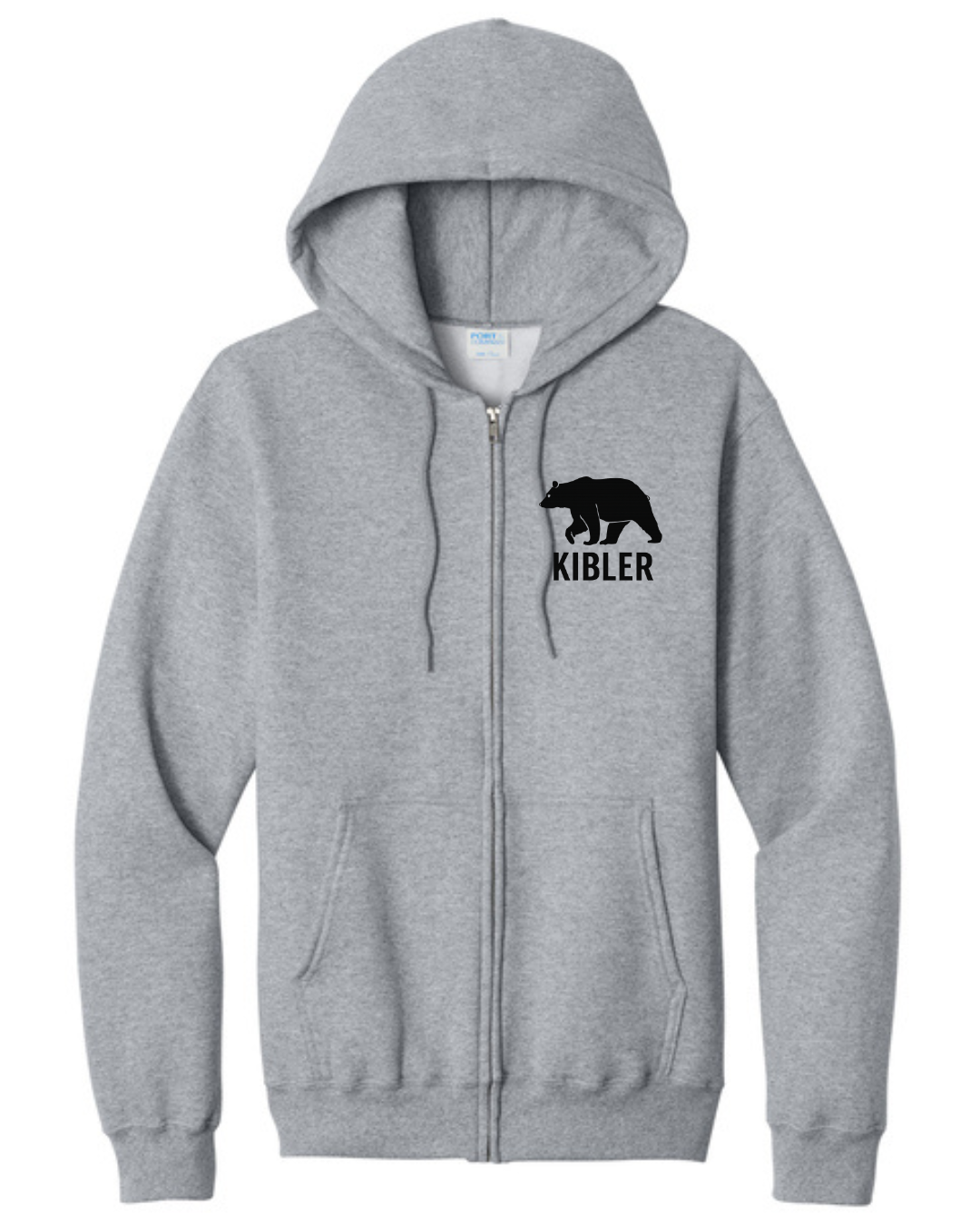Adult/Youth Embroidered Fleece Full-Zip Hooded Sweatshirt