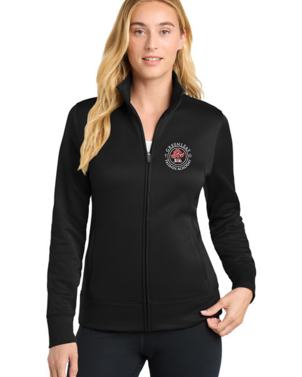 Sport-Tek Women's Sport-Wick Fleece Full-Zip Jacket