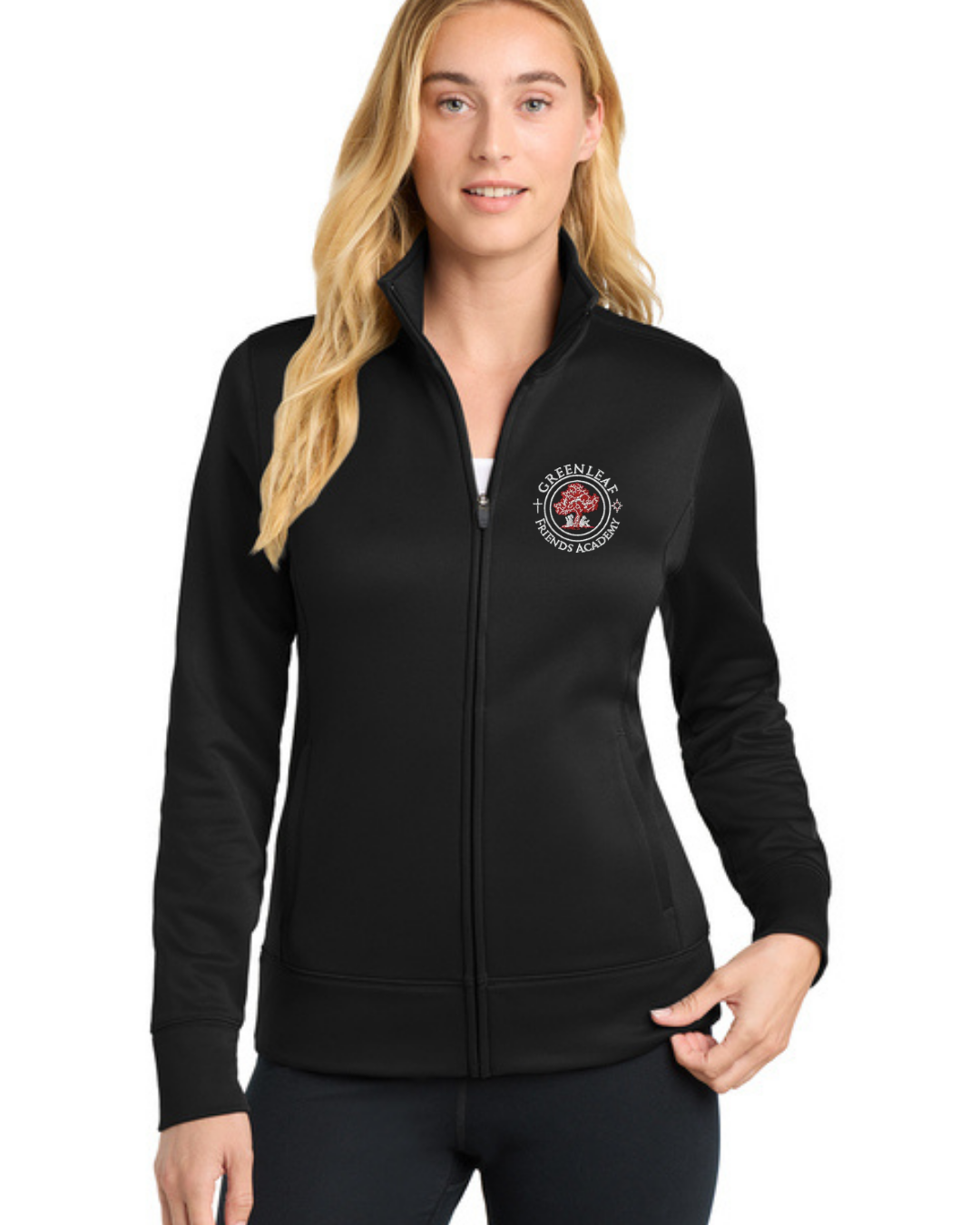 Sport-Tek Women's Sport-Wick Fleece Full-Zip Jacket