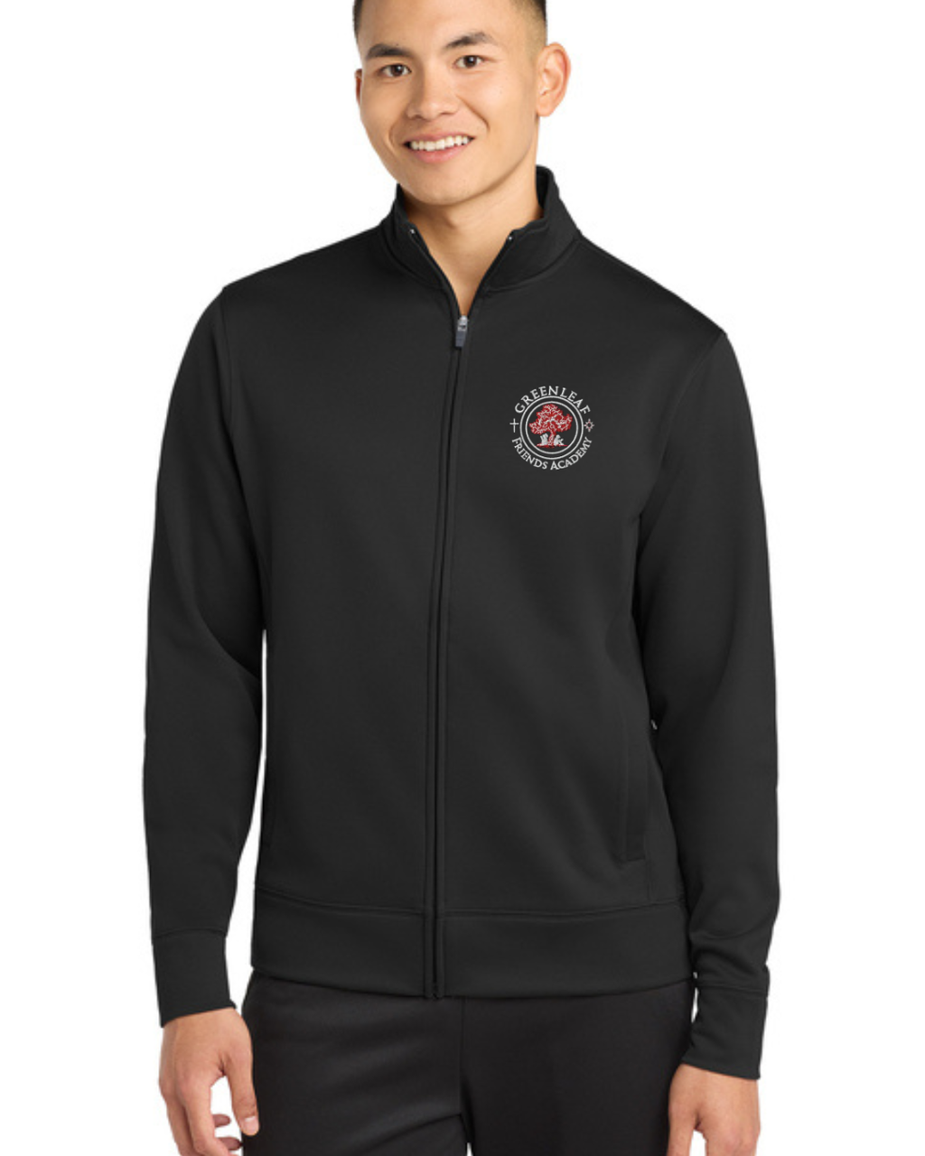 Sport-Tek Men's Sport-Wick Fleece Full-Zip Jacket