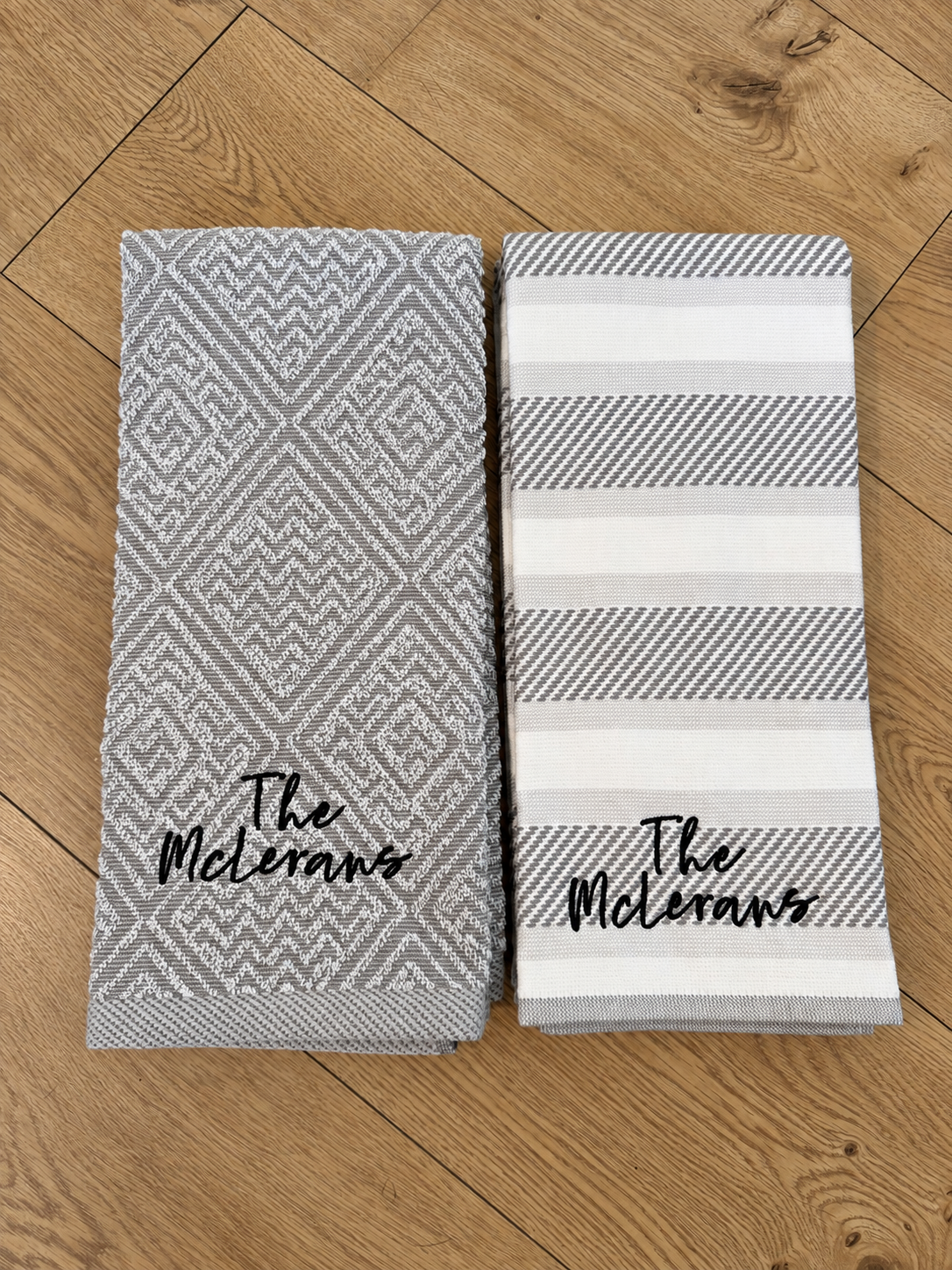 Personalized Family Name Hand Towel