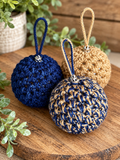 Handmade Crochet Christmas Ornaments (3 PACK)