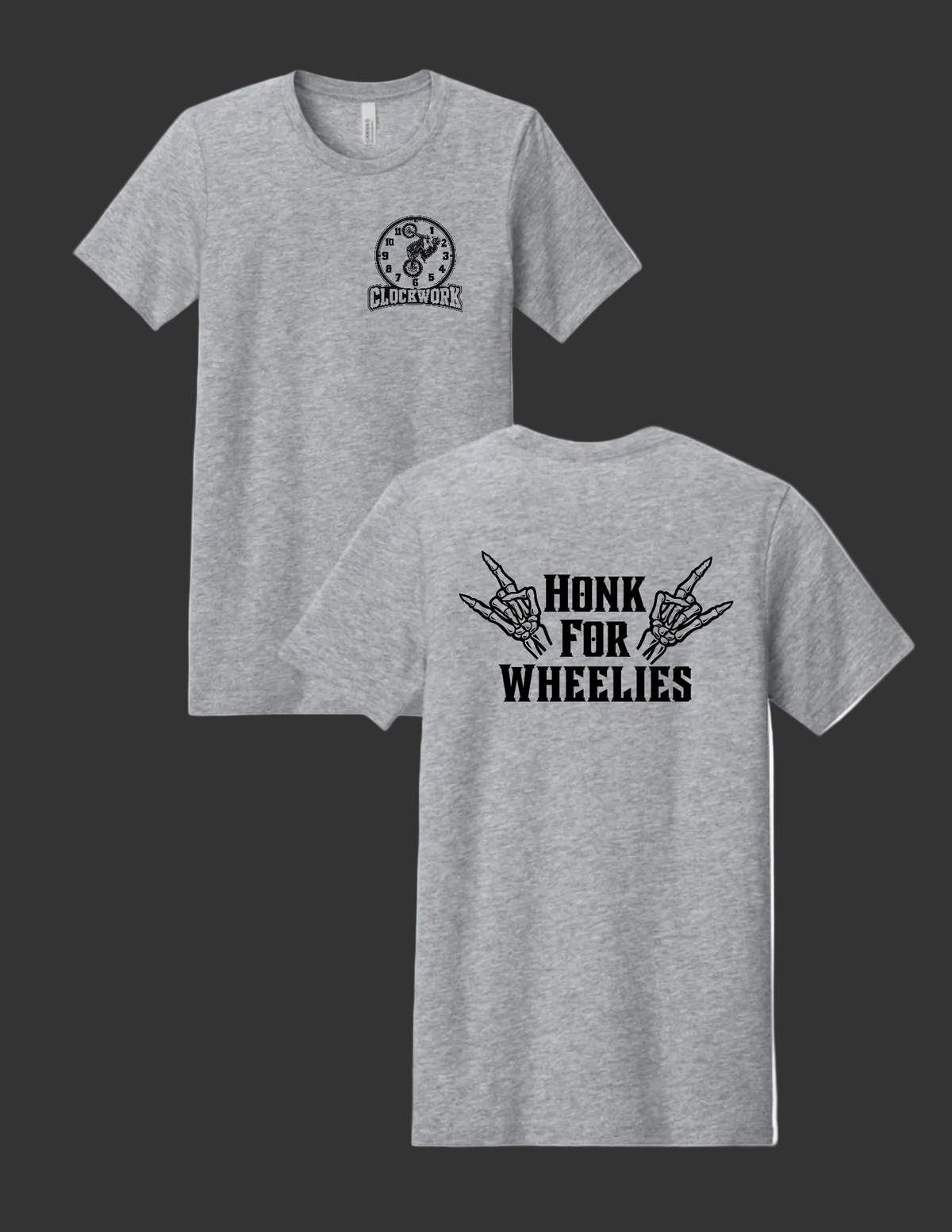Clockwork Honk for Wheelies Tee