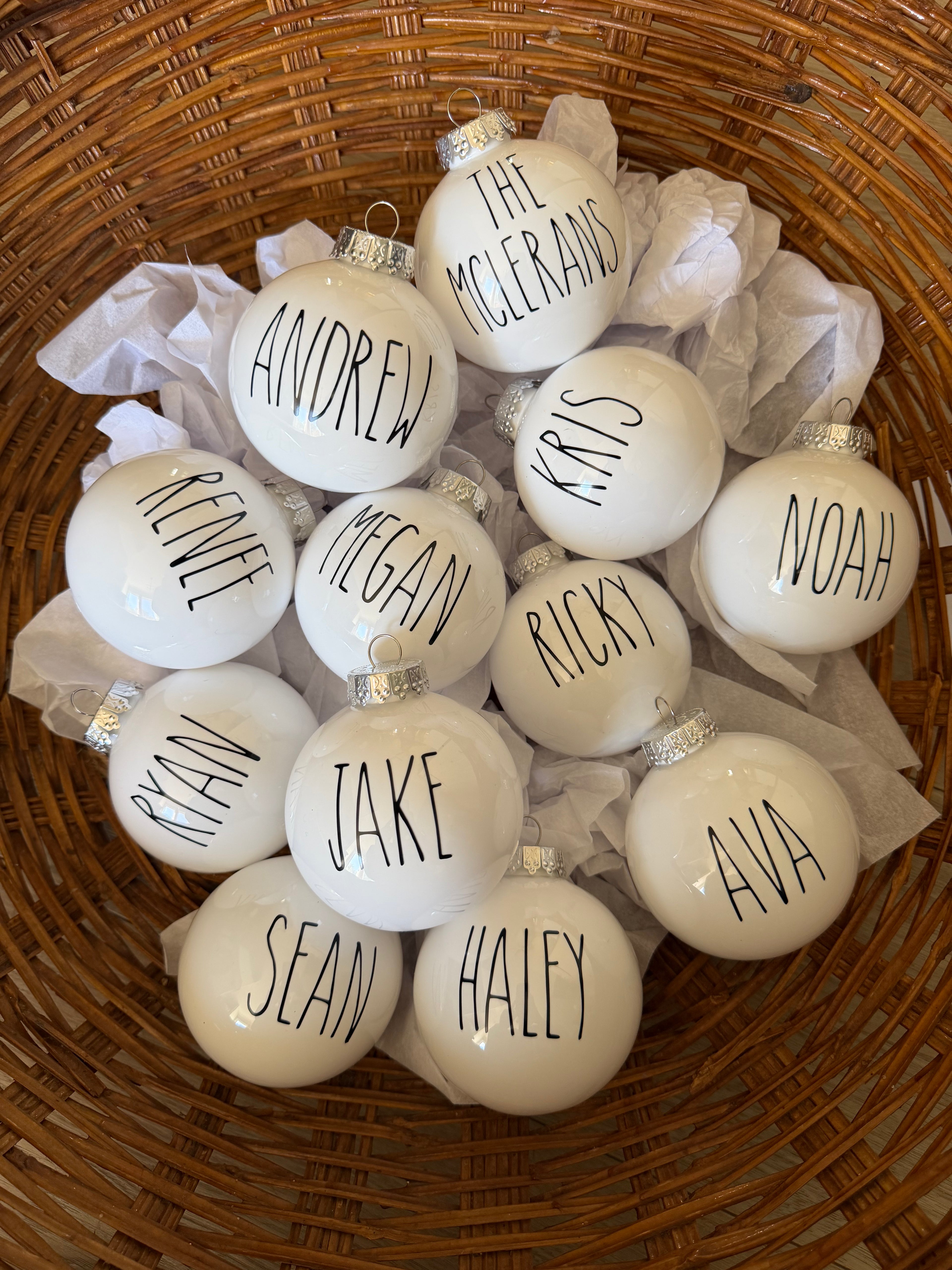 Personalized 3” Name Ornament
