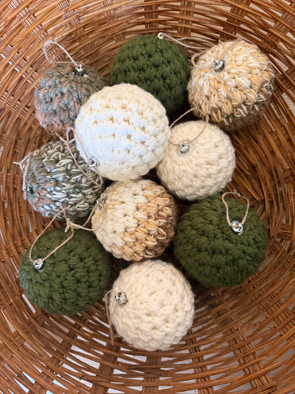 Handmade Crochet Christmas Ornaments