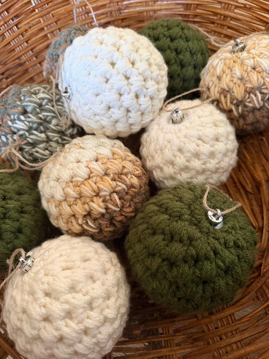 Handmade Crochet Christmas Ornaments