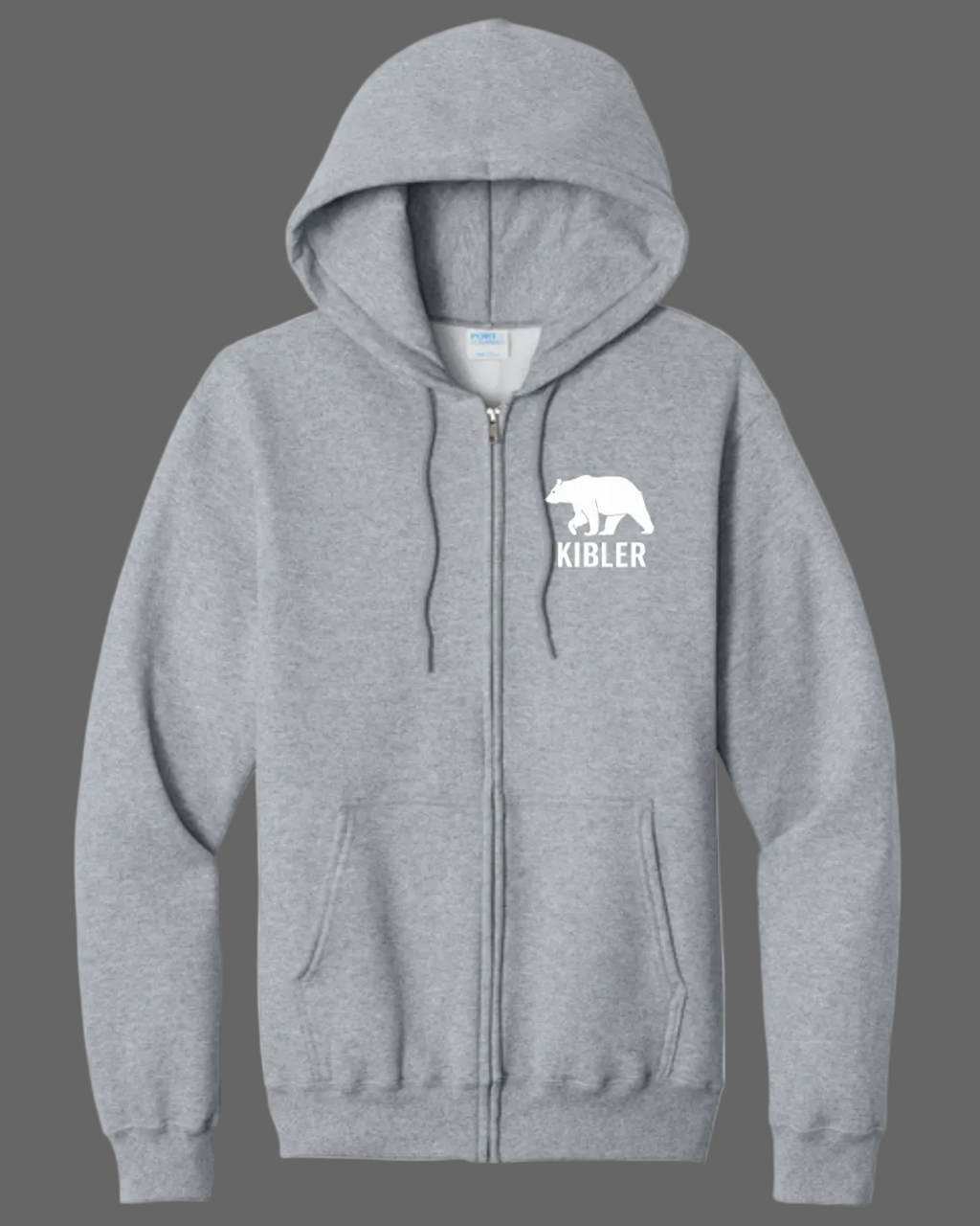 Adult/Youth Embroidered Fleece Full-Zip Hooded Sweatshirt