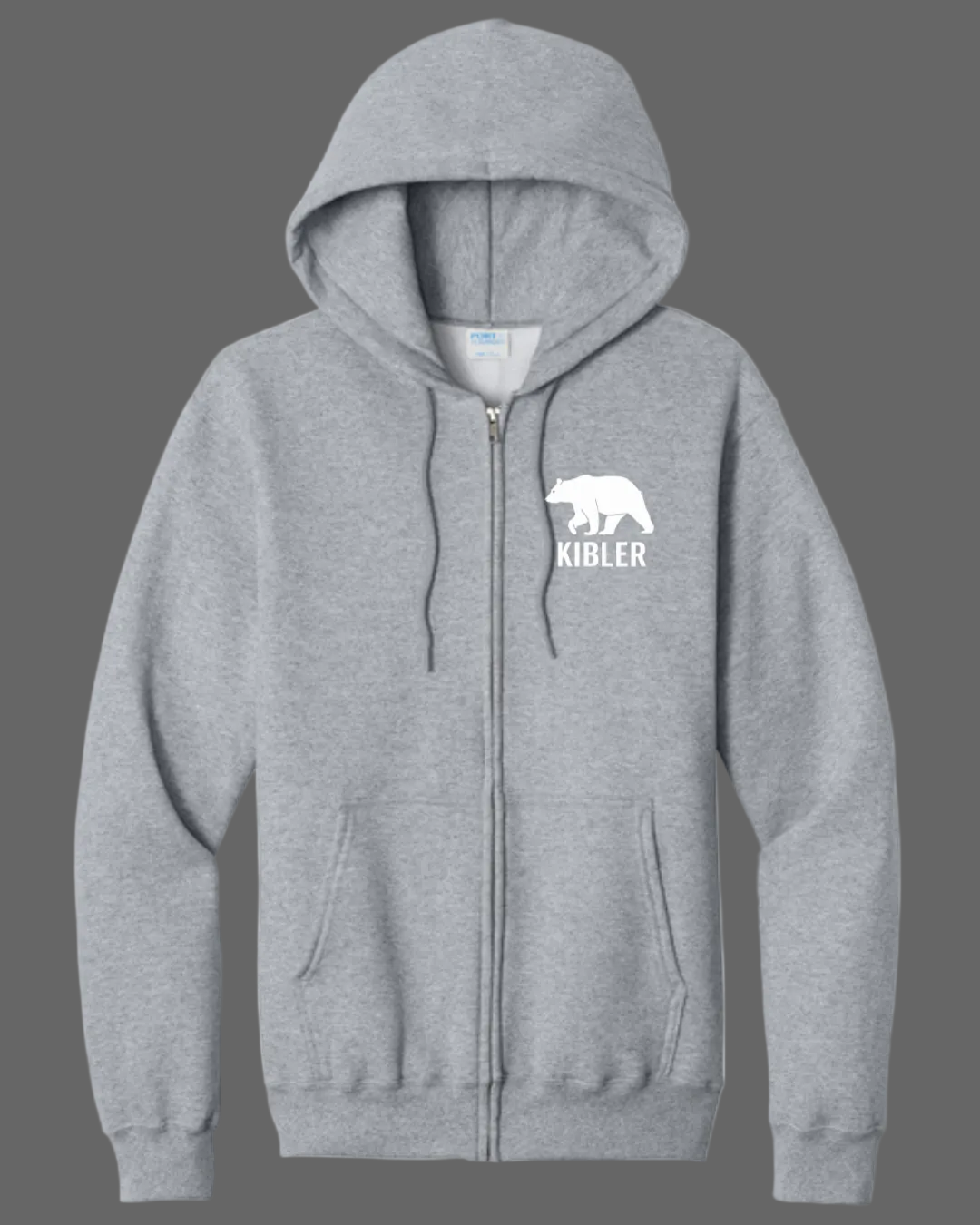 Adult/Youth Embroidered Fleece Full-Zip Hooded Sweatshirt
